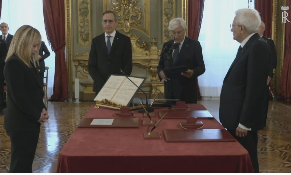 Governo: Meloni e ministri hanno giurato, Esecutivo in carica