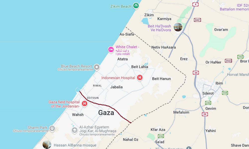 Israele costruisce nuova barriera militare a Gaza: nord separato e sgomberato