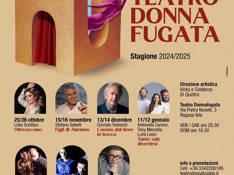 La grande stagione teatrale del Teatro Donnafugata di Ragusa Ibla