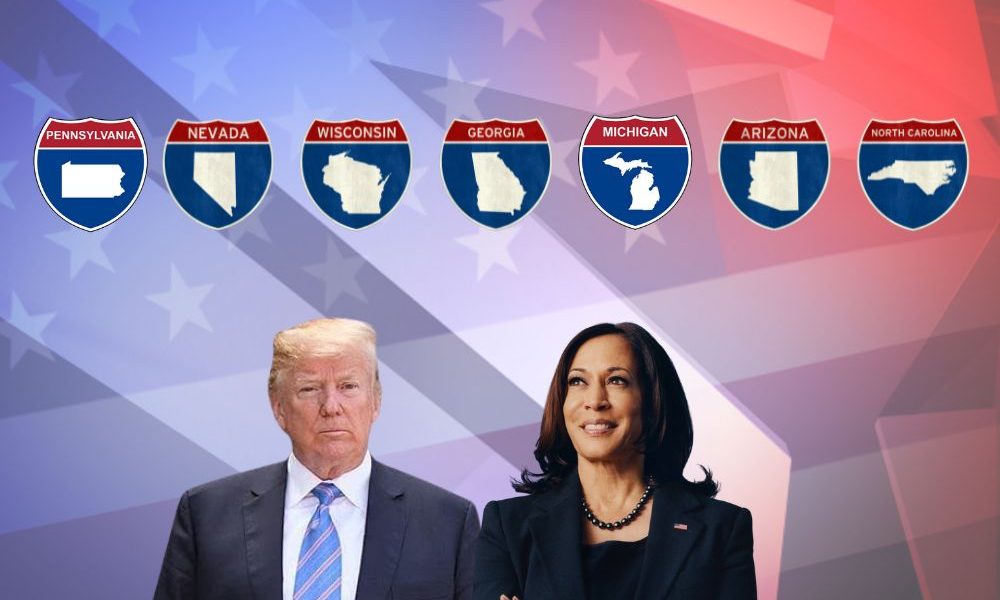 Elezioni USA: Kamala Harris e Donald Trump si contendono gli Stati in bilico