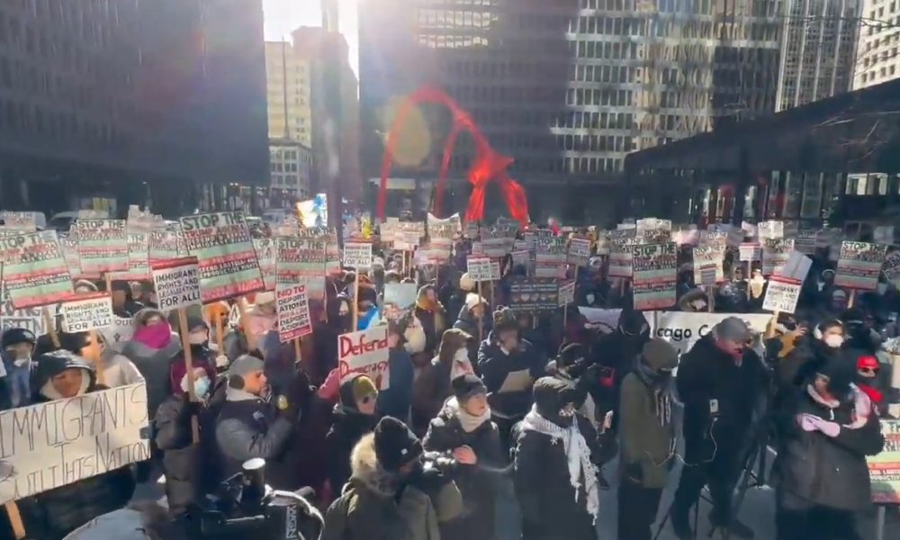 Protests in Chicago against Donald Trump’s Inauguration