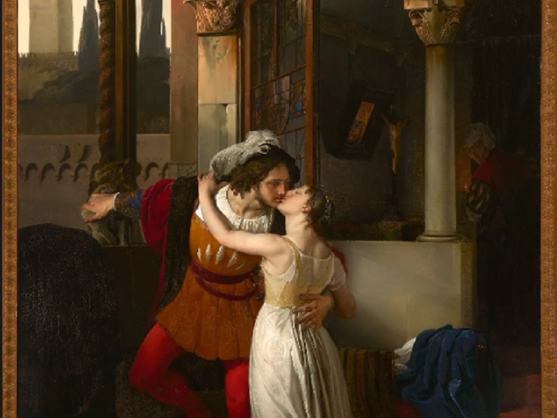 A Villa Carlotta “L’ultimo bacio” di Francesco Hayez (1823)