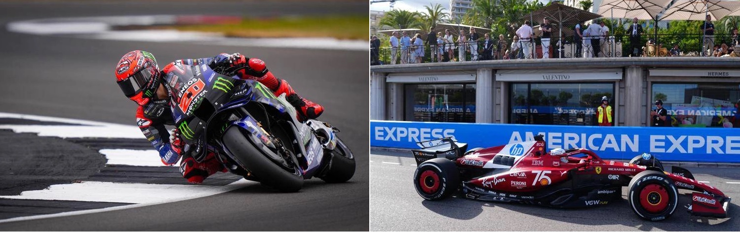 MotoGP e Formula 1: oggi a Silverstone e Montecarlo, dove vederli in tv e streaming