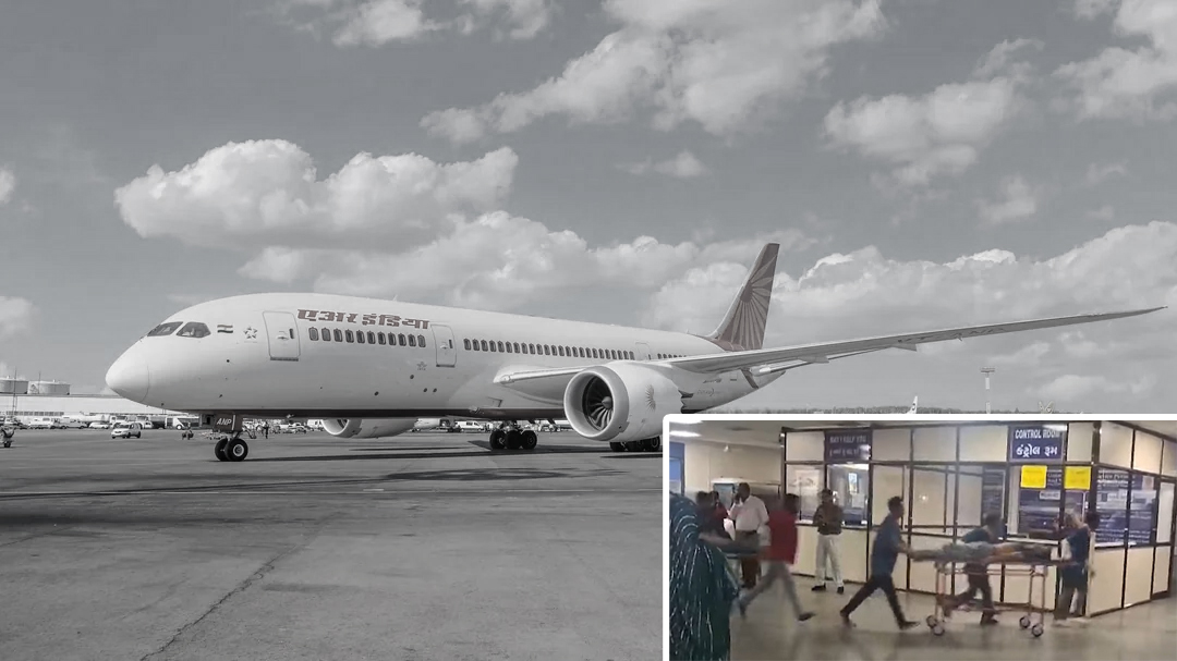 Air India plane crashes after take-off from Ahmedabad: 242 people on board