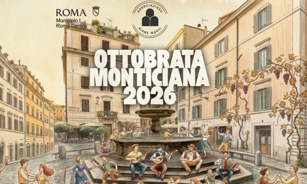 Ottobrata Monticiana, dal 9 all’11 ottobre festa nel cuore di Roma